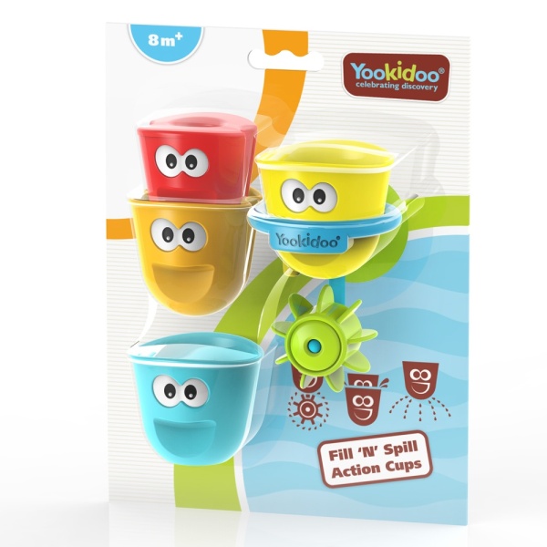 Yookidoo Fill 'N' Spill Action Cups