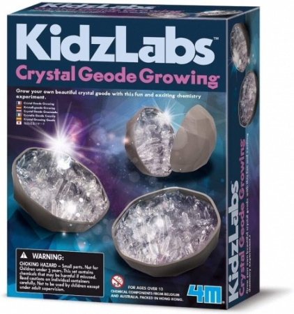 4M Kidz Labs Grow Your Own Crystal Geodes