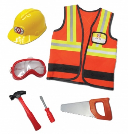 Great Pretenders Construction Worker Costume with Accessories