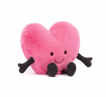 Jellycat Amuseable Pink Heart - New Design