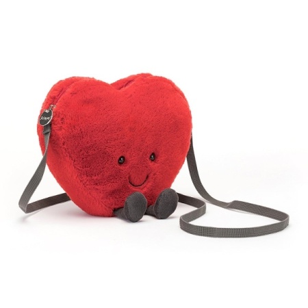 Jellycat Amuseable Red Heart Shoulder Bag