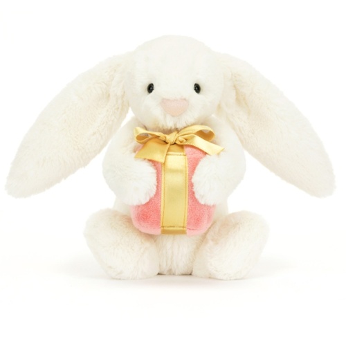Jellycat Bashful Bunny With Present