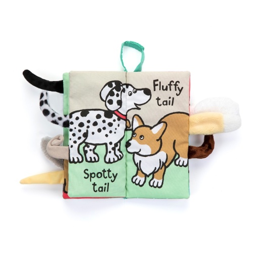 Jellycat Puppy Tails Soft Book