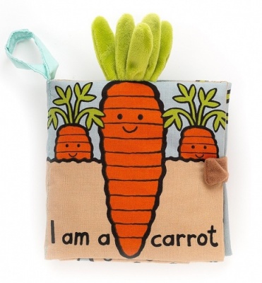 Jellycat I am a Carrot Soft Book