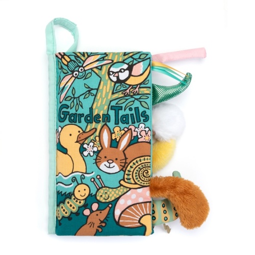 Jellycat Garden Tails soft book