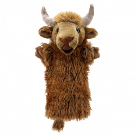 The  Puppet Company - Long-Sleeved Highland Cow Puppet