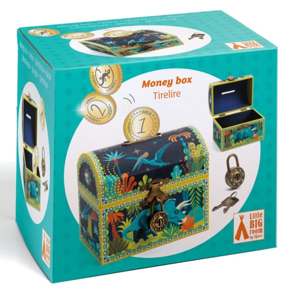 DJECO Musical Jewelry Box For Kids – Night Singing Treasure Box With Mirror