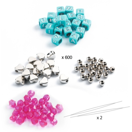 Djeco Alphabet Beads Silver Dj00030