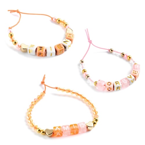 Djeco Alphabet Beads Gold Dj00031