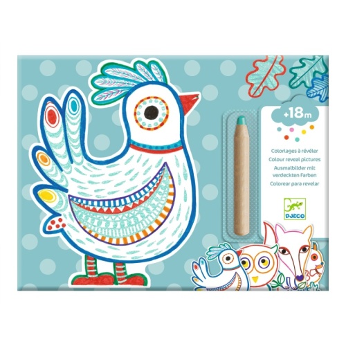 Djeco Colour Reveal Pictures Woodland Animals DJ00063