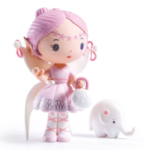 Djeco Tinyly Figurine - Elfe and Bolero DJ06950