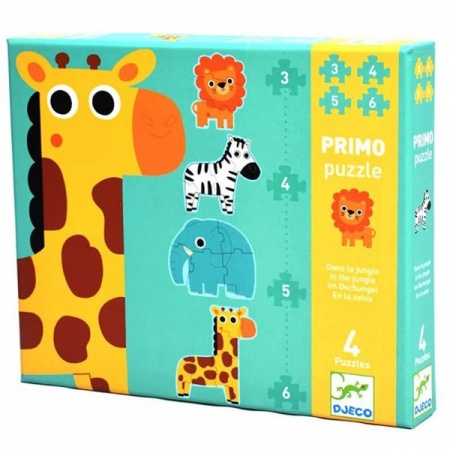 Djeco Primo Puzzle - In The Jungle DJ07135