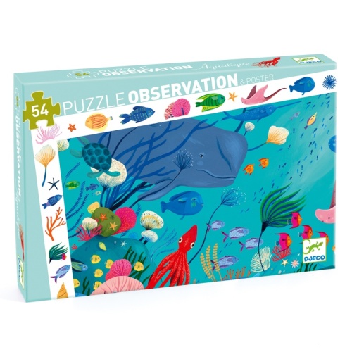 Djeco Observation Puzzle - Aquatic 54 Pieces DJ07562