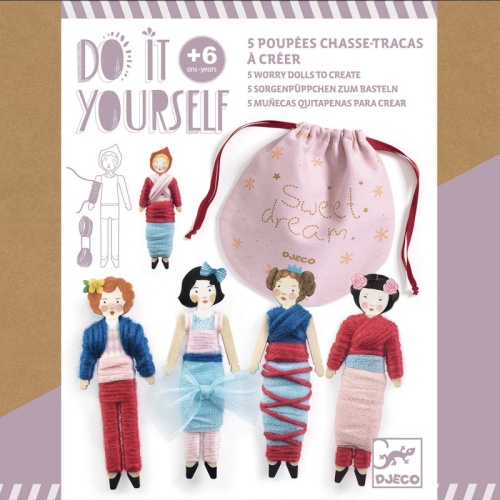 Djeco Do It Yourself Worry Dolls - Sweet Night DJ07953