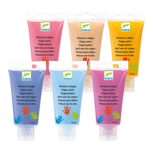 Djeco Finger Paint Tubes - Sweet DJ09000