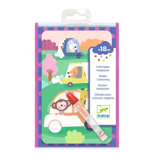 Djeco Small Magic Colouring On The Road DJ09074