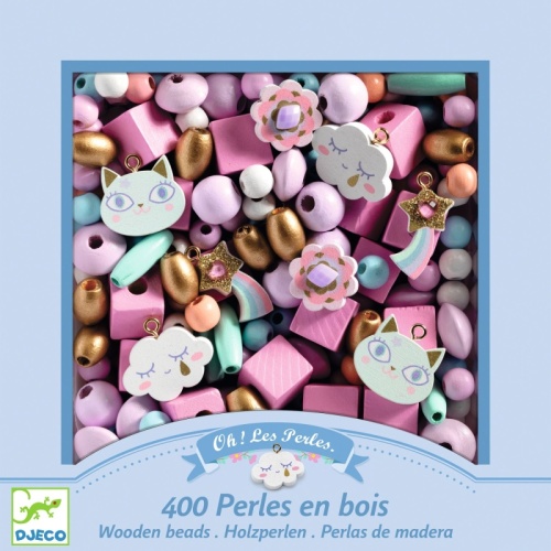 Djeco Wooden Beads Rainbow DJ09823