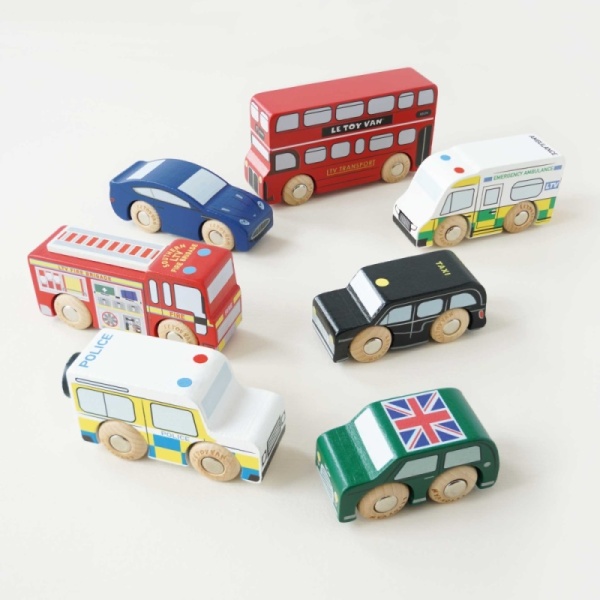 Le Toy Van Wooden London Car Set