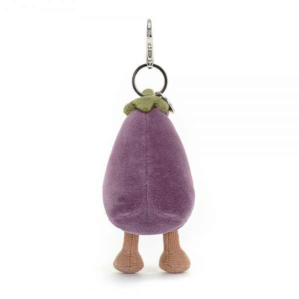 Jellycat Vivacious Aubergine Bag Charm