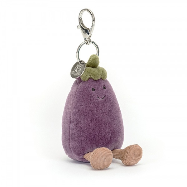 Jellycat Vivacious Aubergine Bag Charm