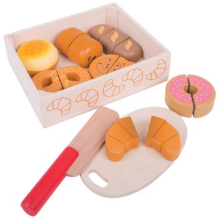 Bigjigs Cutting Bread and Pastries Crate