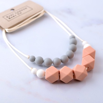 East London Baby Company Lovebird Teething Necklace