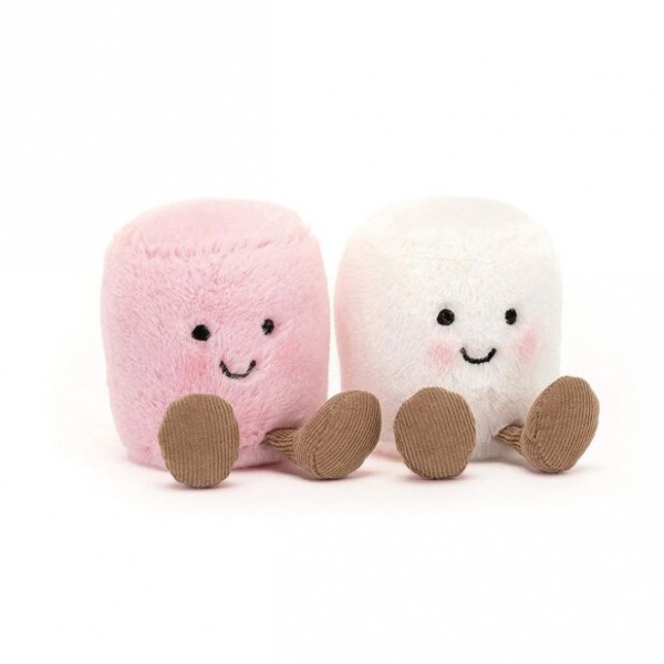 Jellycat Amuseable Pink And White Marshmallows