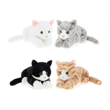 KeelEco 30cm Kittens - White, Grey, Black and White or Ginger