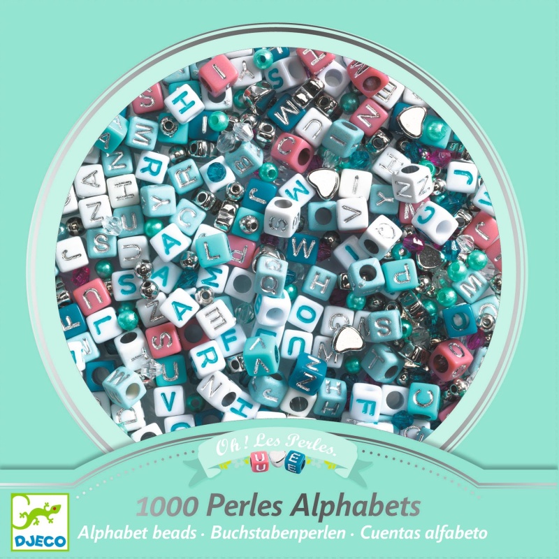 Djeco Alphabet Beads Silver Dj00030