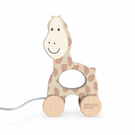 Matchstick Monkey Pull Along Animal Toy (various designs)