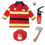 Great Pretenders Firefighter Costume with Accessories