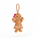 Jellycat Festive Folly Gingerbread Ruby - Christmas range 2023