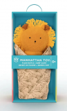 Manhattan Lion Rattle and Burp Cloth Gift Set