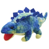 The Puppet Company - Baby Dino Stegosaurus Puppet (Blue)