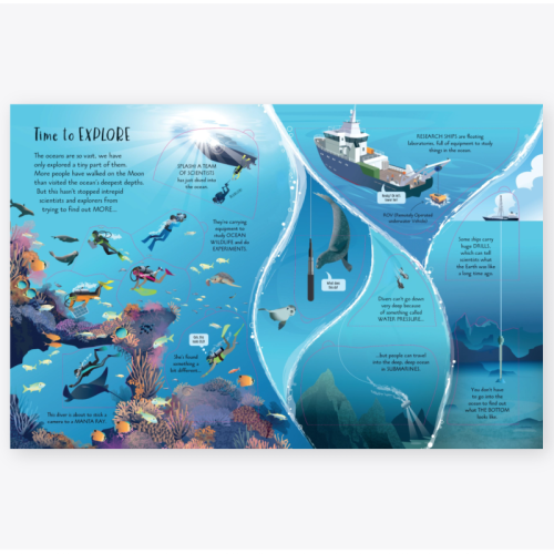 Usborne See Inside Oceans (Hardback Book)