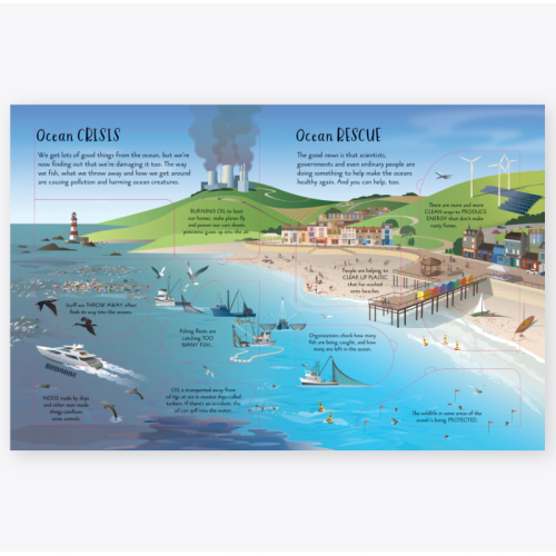 Usborne See Inside Oceans (Hardback Book)