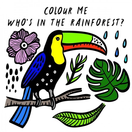 Wee Gallery Bath Book Who's in the Rain Forest?