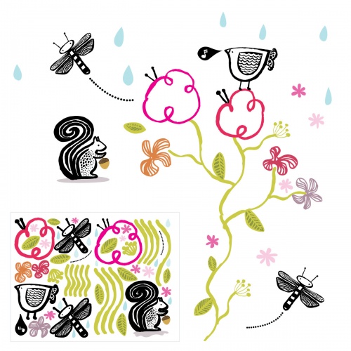 Wee Gallery - Reusable Wall Stickers Garden